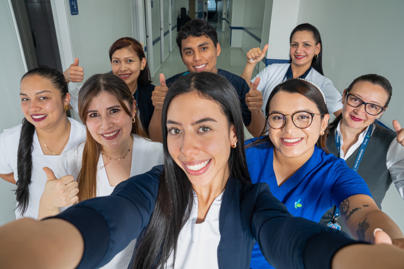 A person having an insightful moment